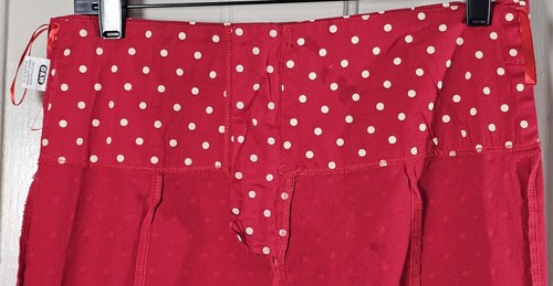 D&W Collection Skirt XL Red White Polka-Dots Rockabilly Knee Pencil Valentine's - Picture 16 of 23