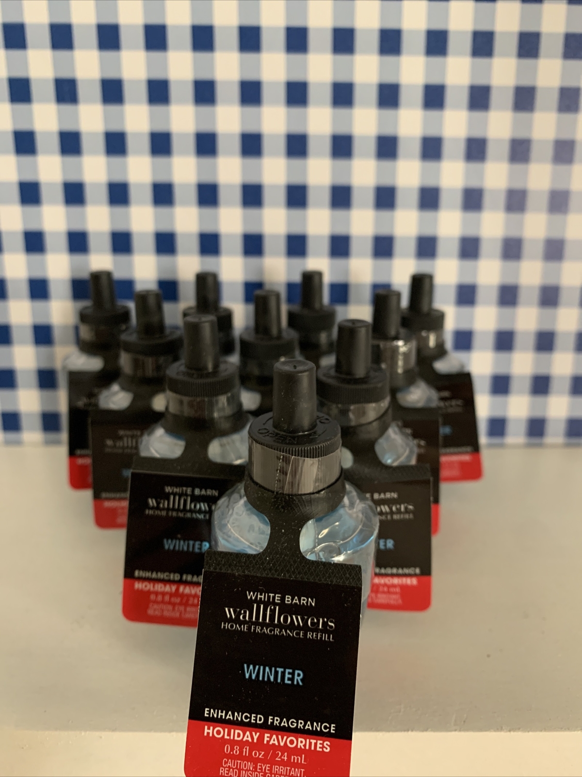 Ten (10) Wallflowers WINTER With Essential Oils Bath & Body Works