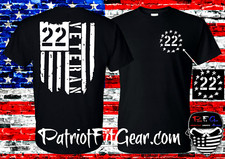 t shirt,Veteran,22,Flag,Suicide Awareness,PTSD,Military,Support Our Troops,USA