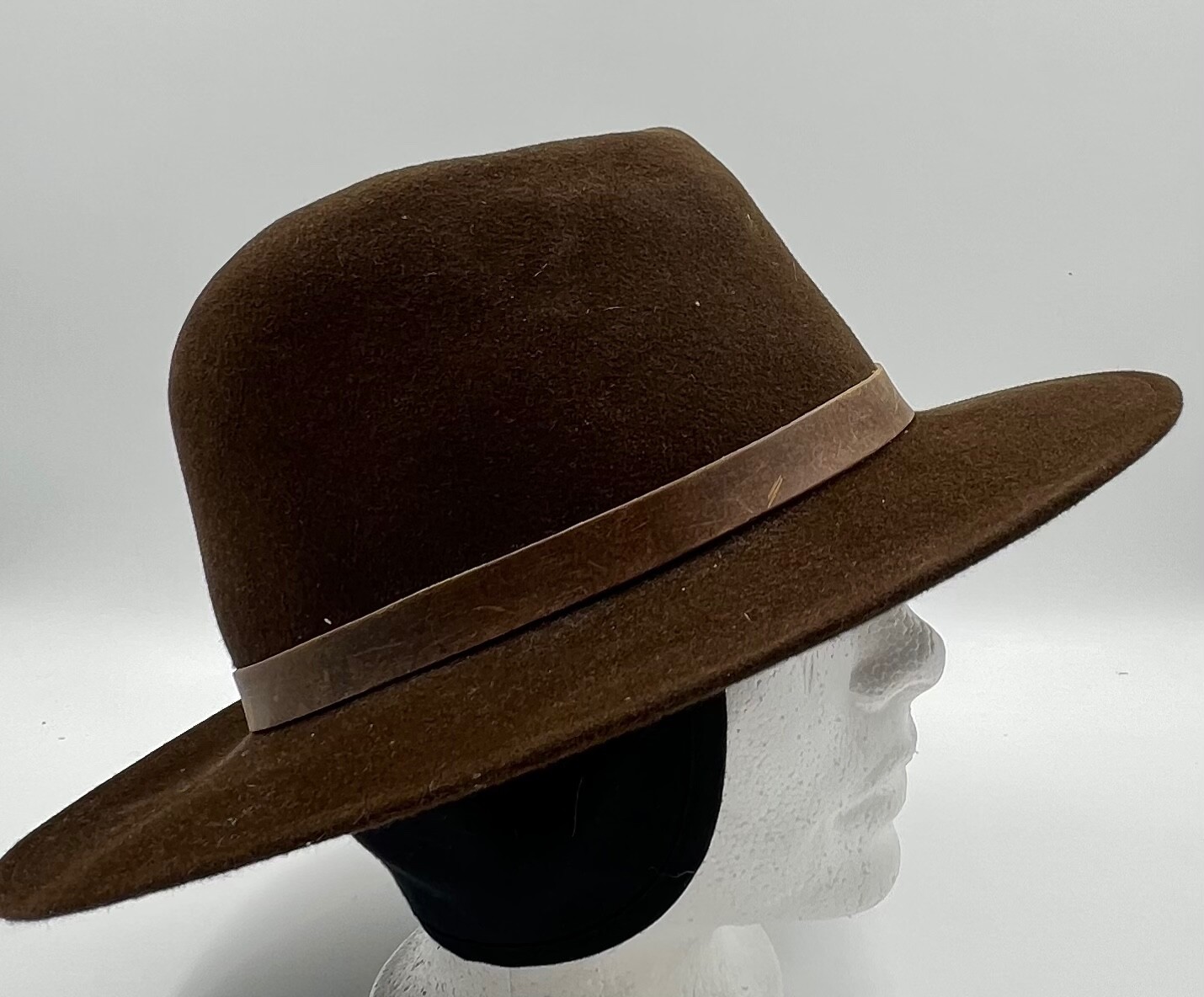 Tilley Wool Fedora Hat Brown Cowboy Rodeo Yellowstone Outdoor Ear Flaps Winter eBay