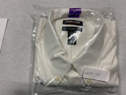 Kirkland Signature Men's Traditional Fit Dress Shirt - Size Varies - 第 5/7 張圖片