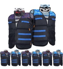 Dart Party Vest And Mask Lot Of 7
