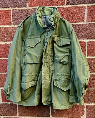 Vintage Military Army Man's Field Coat M-65 Jacket 1960s Vintage Military Army Man's Field Coat M-65 Jacket 1960s