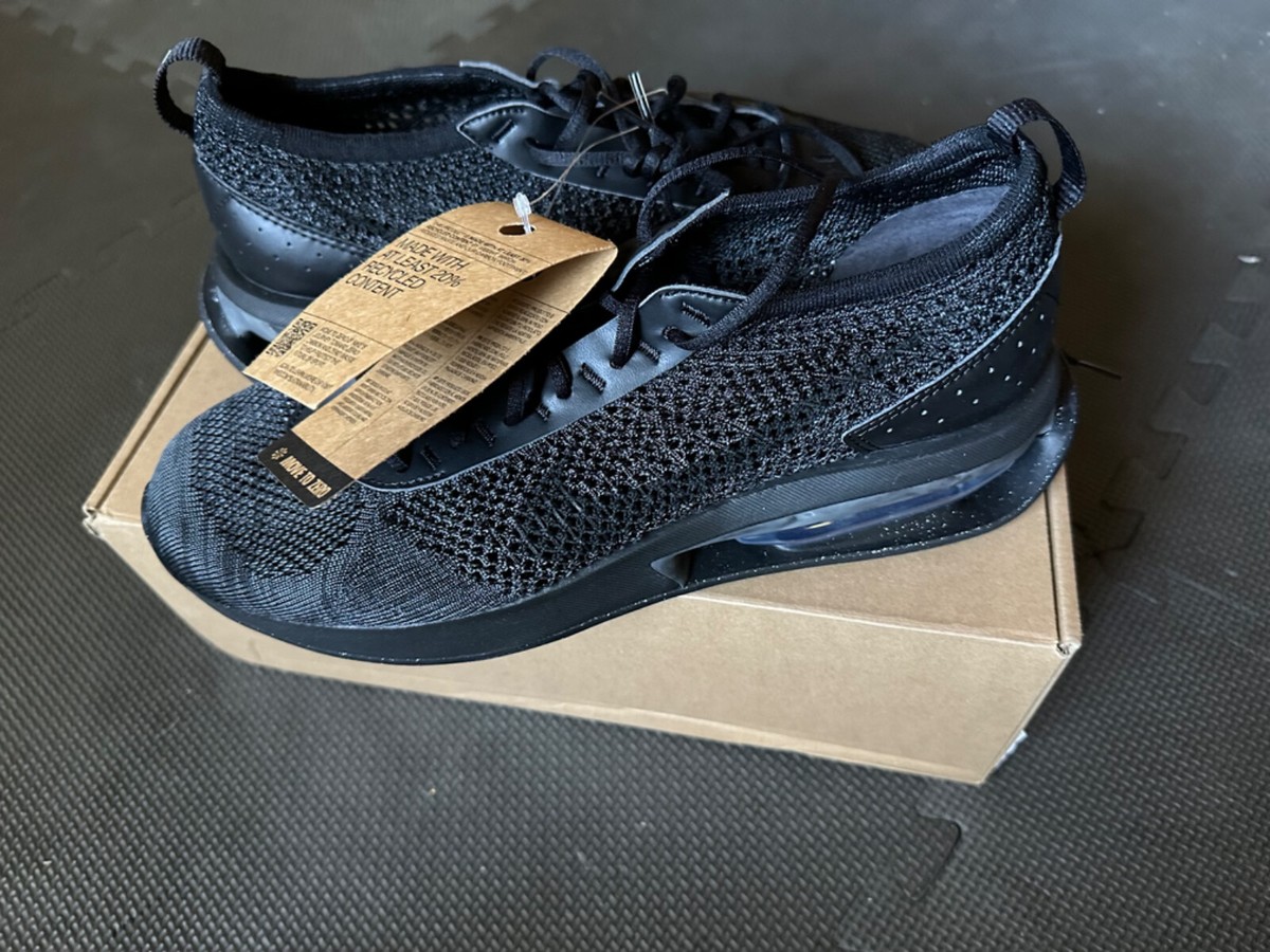 Nike Air Max Flyknit Racer Anthracite Men's Shoes Black FD2764-001 Many Sizes