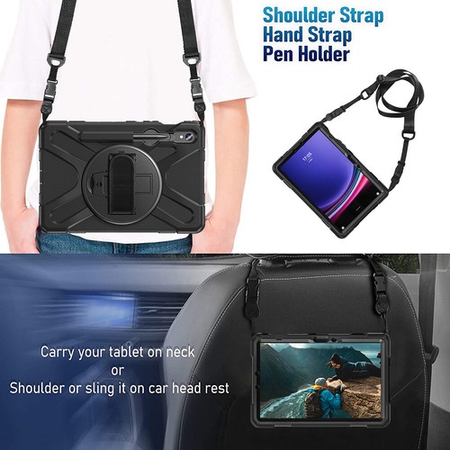 For Samsung Galaxy Tab S9/S9 Plus/S9 FE/S9 FE+/S8+/S7+/A9/A9+ Tablet Case Cover - Picture 3 of 24