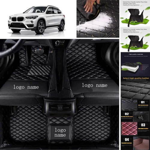 For BMW X4 X5 Car Floor Mats All Weather Luxury Cargo Auto Liners Carpets Custom - Picture 12 of 35