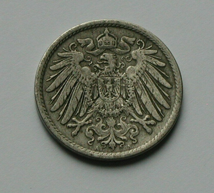 1903A GERMANY Empire Coin - 10 Pfennig - circulated & toned