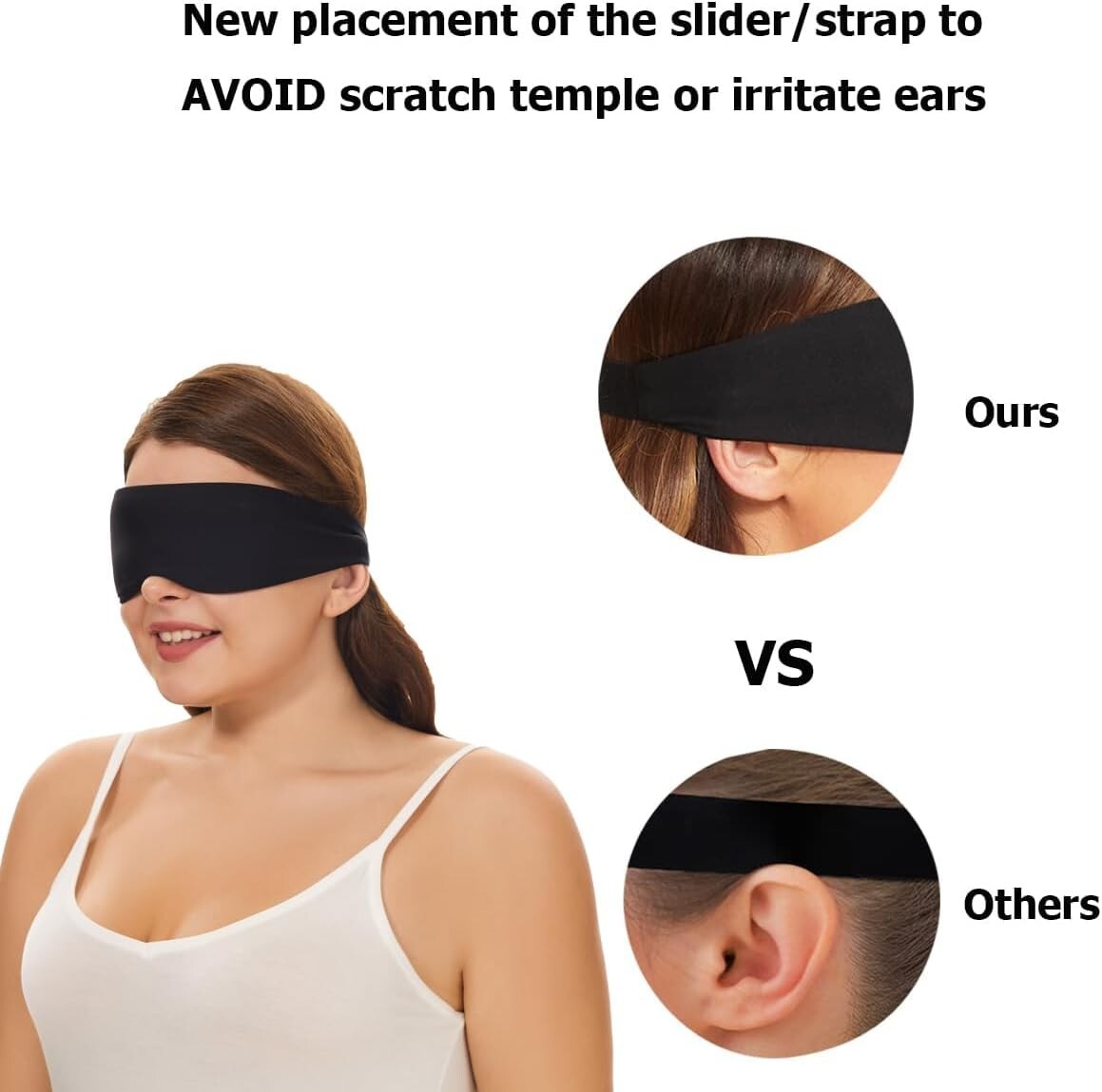 ALASKA BEAR Sleep Mask for Side Sleepers Best Contoured Eye Mask for