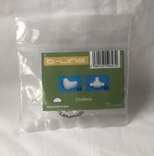 D-Line Micro Smooth Fit 4 Piece Accessory Kit For 16x8mm Decorative Trunking