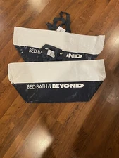 LOT OF 2 BED BATH & BEYOND REUSABLE XL EVERYDAY HANDLE SHOPPING TOTE BAG New Tag