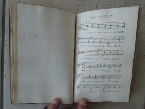 Recueil PETITS AIRS, ARIETTES détachées, imprimé ou MS, 1764-1775. - Picture 9 of 24