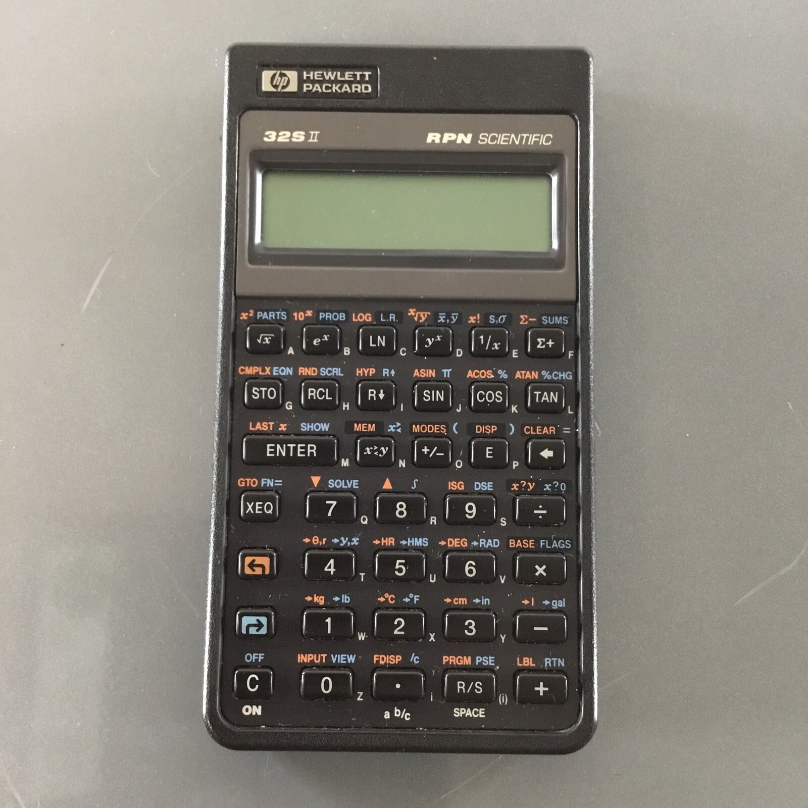 *READ* Hewlett Packard HP 32SII RPN Scientific Calculator w/ Slip Case