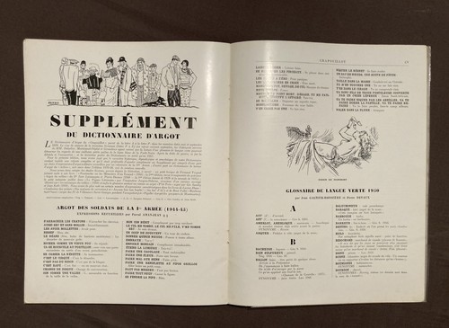 CRAPOUILLOT. DICTIONNAIRE HISTORIQUE ÉTYMOLOGIQUE ANECDOTIQUE D’ARGOT. 1950 - Foto 18 di 21