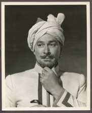 ERROL FLYNN Dashing Handsome Male Portrait DOUBLE WEIGHT ORIGINAL 1950 Photo