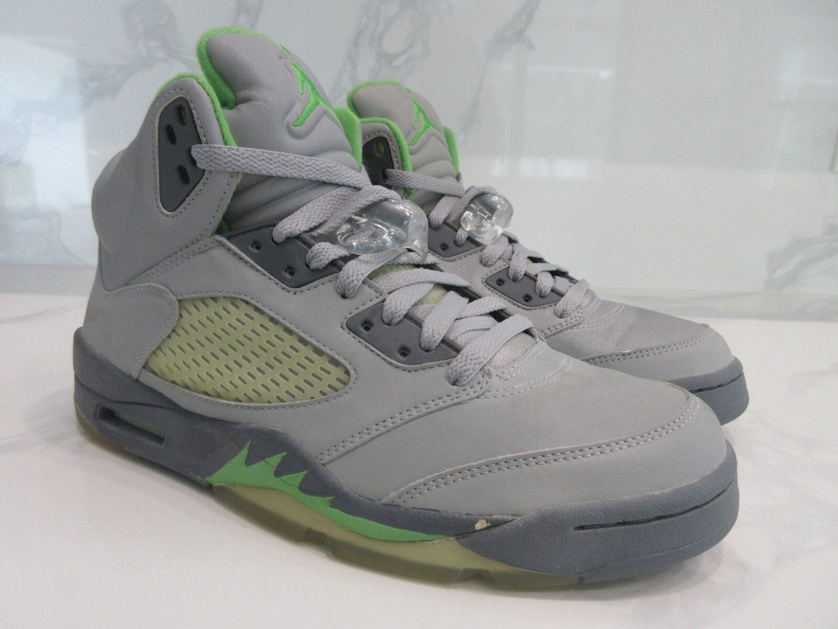 2006 Nike Rare Air Jordan 5 Retro SZ 9 Green Bean Silver 3M  display picture 1