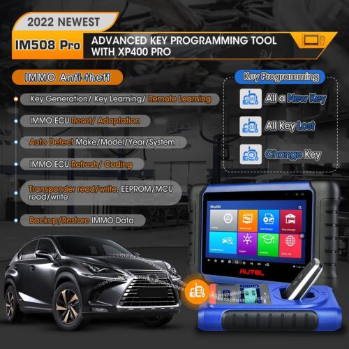 Autel MaxiIM IM508 + XP400PRO IMMO Key Programming Diagnostic Scanner as IM608 - Picture 4 of 12