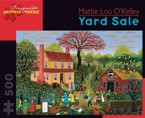Mattie Lou O'Kelley Yard Sale 500 Piece Puzzle ACC NUOVO
