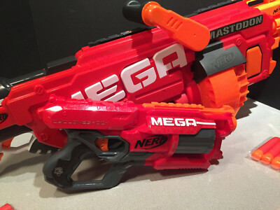 【NERF】ナーフMEGAシリーズ　マストドン Amazon.com: Nerf N-Strike MEGA Mastodon Blaster with 24 dart