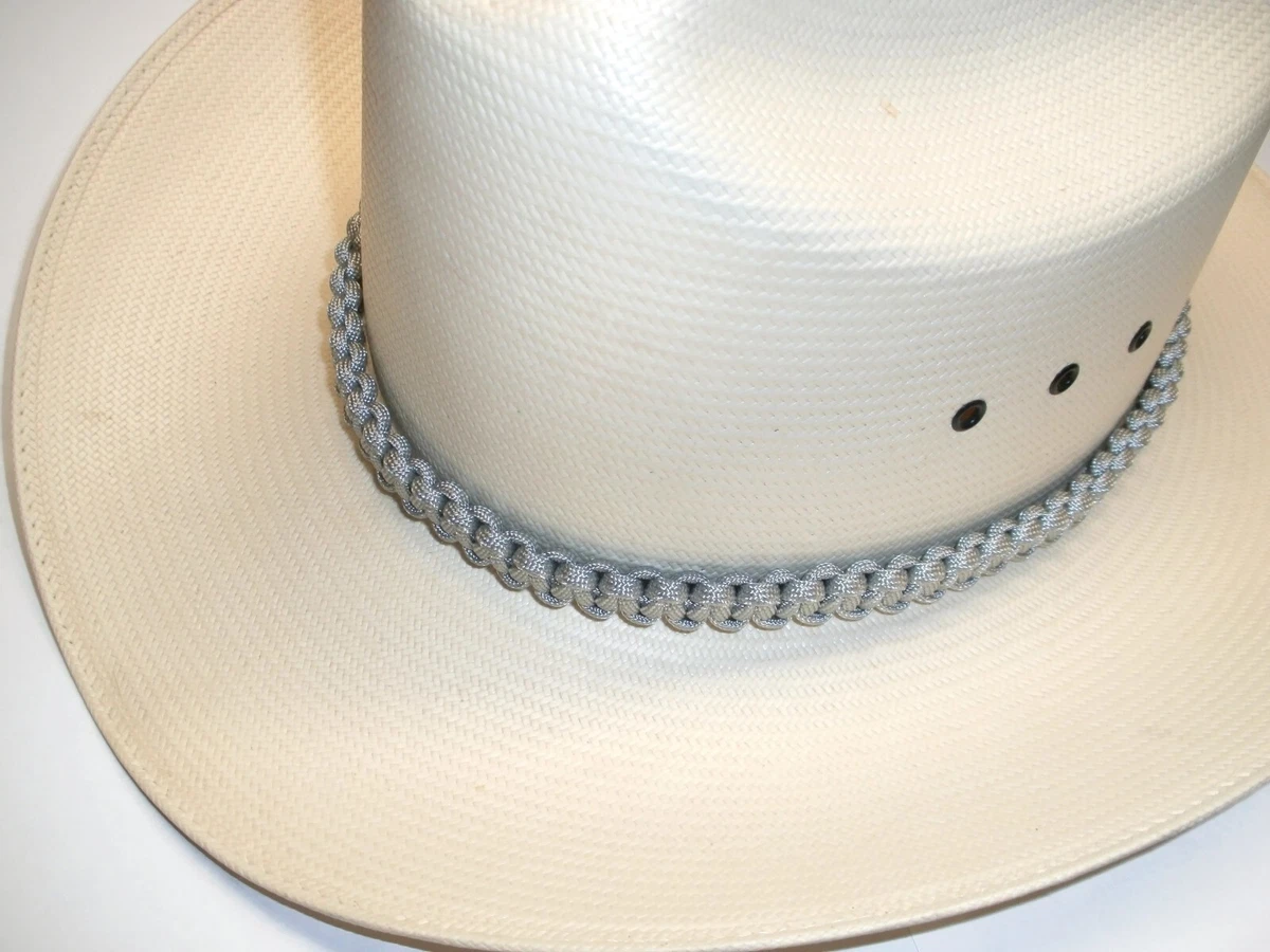 Western Cowboy Hat Set with Silver Jewelry, Adjustable Fit, Polyester Material Silver Women main image 2