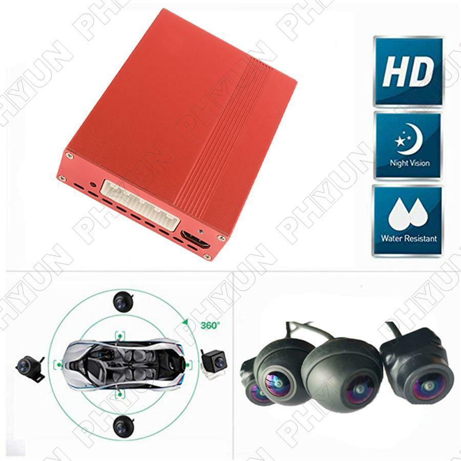 360 Degree Camera System in 3D for Surround View with DVR (4 Cameras)