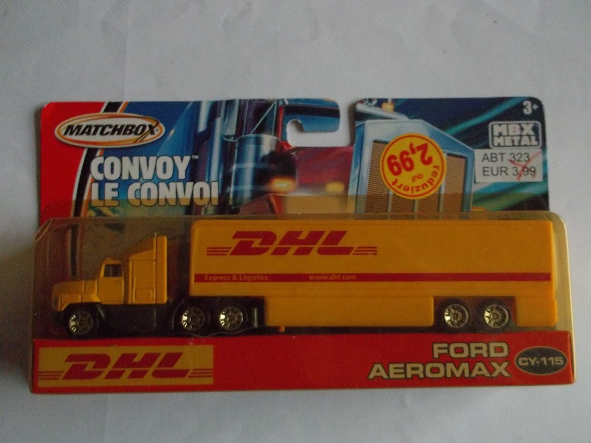 マッチボックス コンボイ DHL フォード エアロマックス H8470 Matchbox H8470 - Ford Aeromax DHL - NEW from 2004 | eBay
