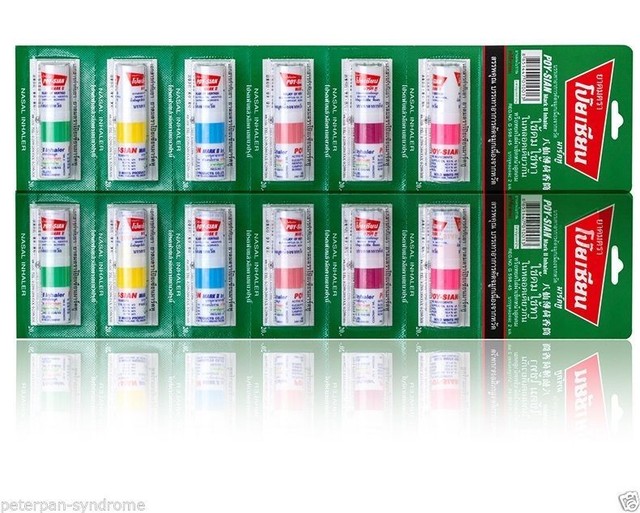 Poysian Mark II Refreshing Aroma Oil Stick Thai Nasal Inhaler 2 ML x 6