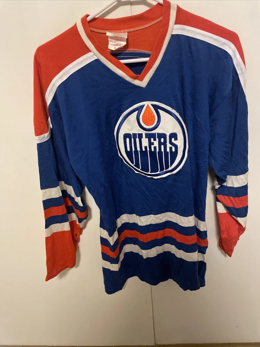 Edmonton Oilers Wayne Gretzky Vintage Sandow SK NHL Hockey Jersey