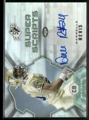 2007 SPx #SS-DR Darrelle Revis Super Scripts Autographs