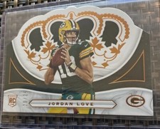 2020 Panini Chronicles - Crown Royale #CR-4 Jordan Love (RC) #20/75 Green Bay