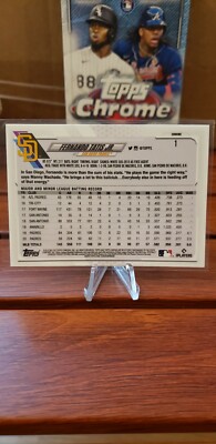 2021 Topps Chrome Fernando Tatis Jr - SP Photo Variation 