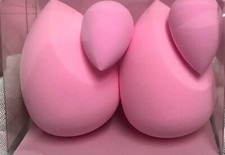 LOT OF 230 -Makeup Sponge Blender,Dry/Wet Use - Pink, Pack of 4