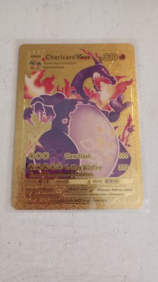 Full Gold Art foil Charizard Vmax Claw Slash HP 330 | eBay