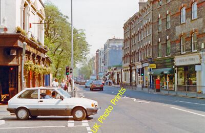 Foto 12x8 Chelsea, 1990: Kings Road View NE auf A3217 Richtung Sloane Squar um 1990
