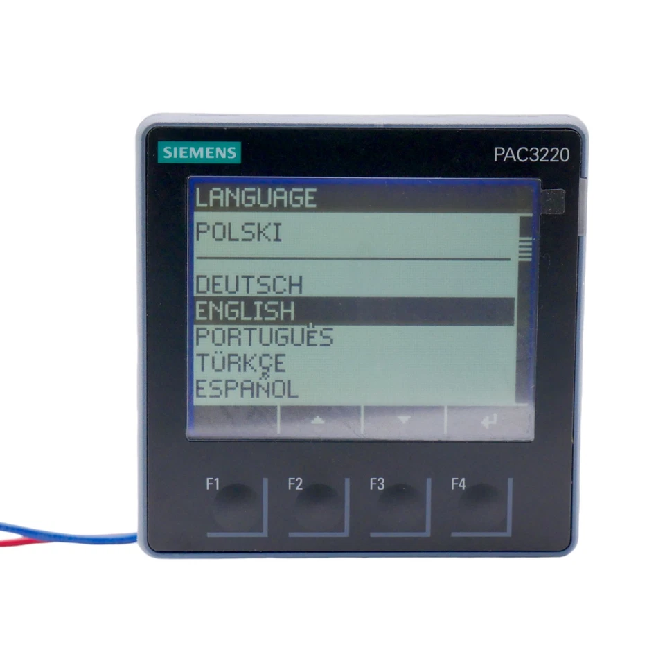 Siemens SENTRON PAC3220 7KM3220-1BA01-1EA0 HW:E01 Power Monitoring Device -used- - Bild 2 von 4