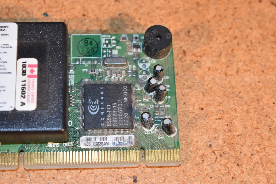 Dell 1K636 56K Conexant GVC F-1156I/R2F PCI Computer Internal Modem Card - Image 3 of 4