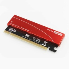 COOL SWIFT M.2 NGFF NVMe SSD to PCIE 4.0 X16 Adapter Card Plus Heatsink Case