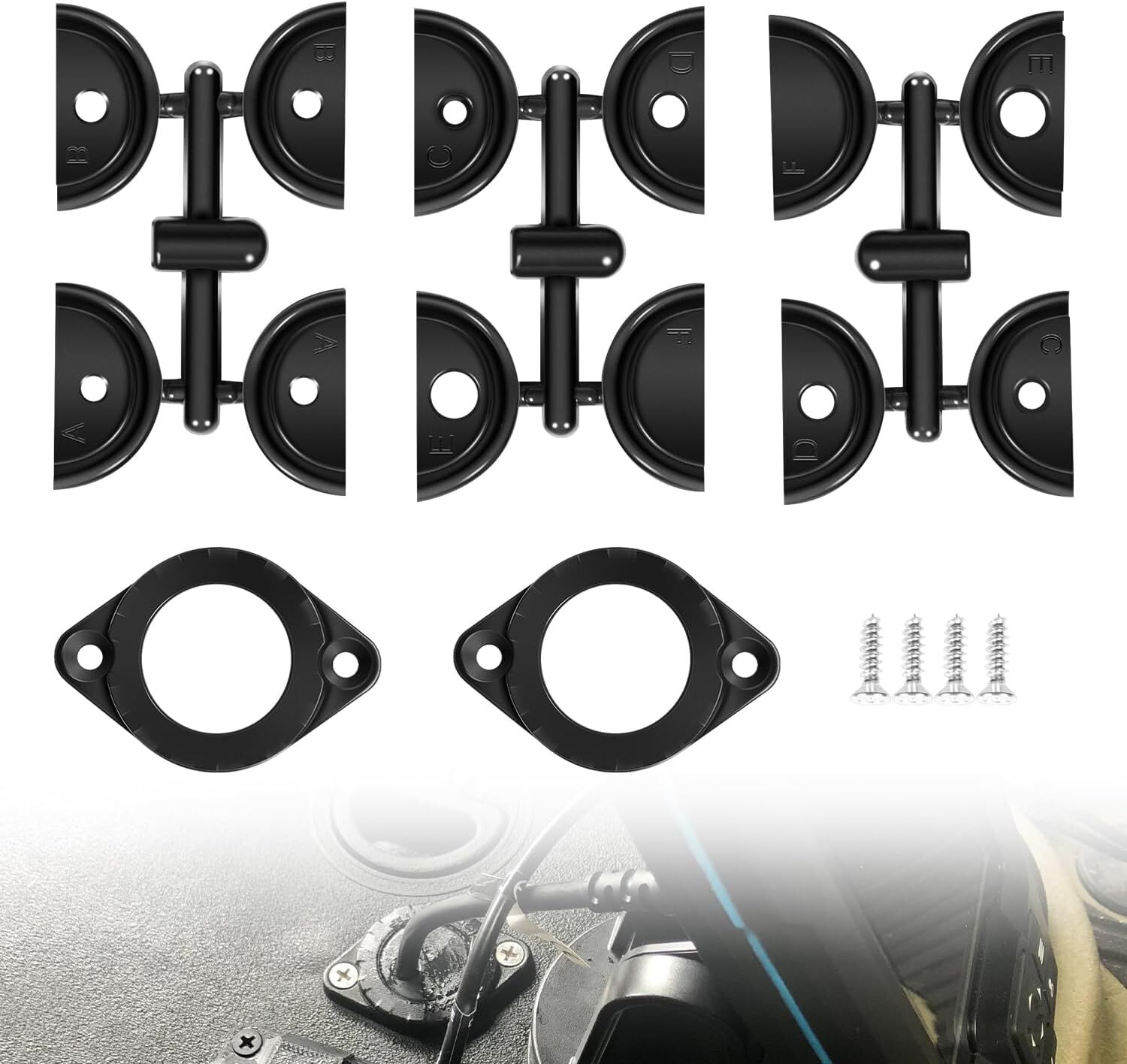 EMS-1001 GridLoc Through Hull Wiring Kit For Kayak Fishing Device Accessories