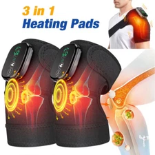 3 in 1 Knee Massager with Heat and Vibration Electric Pain Relief Shoulder Elbow