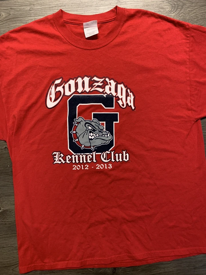 Vintage Gonzaga Bulldogs Kennel Club 2012 - 2013 Shirt Mens XL Official 6th Man - Image 2 of 4