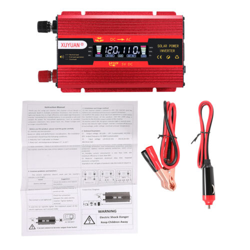 Inversor de energía para automóvil de 7000 W CC 12 V a CA 110 V 220 V onda sinusoidal convertidor solar LCD - Imagen 154 de 191