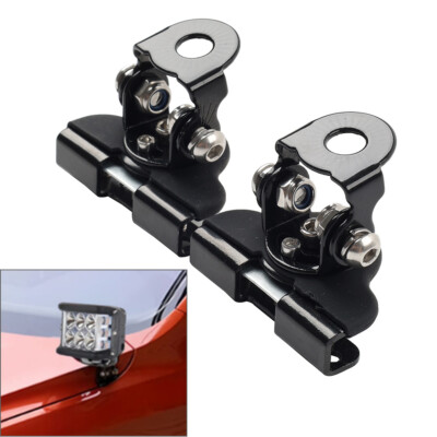 2X Universal Säule Haube Arbeit Licht Bar Mount Clamp Bracket Halterung Off Road