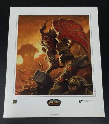 WoW World of Warcraft ArtWork 2007 UDE Limited Edition - Dwarf Warrior