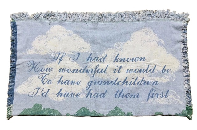 Grandmother Throw Blanket Grandchildren Are Wonderful eBay