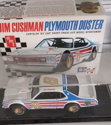 1:25 AMT JIM CUSHMAN Plymouth Duster Short Track Late Model Sportsman Model Kit