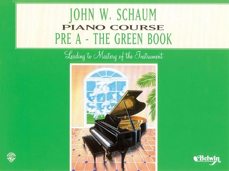Curso de piano Schaum Pre-A The Green Book (EL00165A)