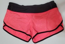 Lululemon Pink and Black Shorts Size 6