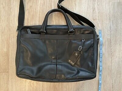 Tumi Business Bag 69730HKO Berwick Double Zip Leather Black