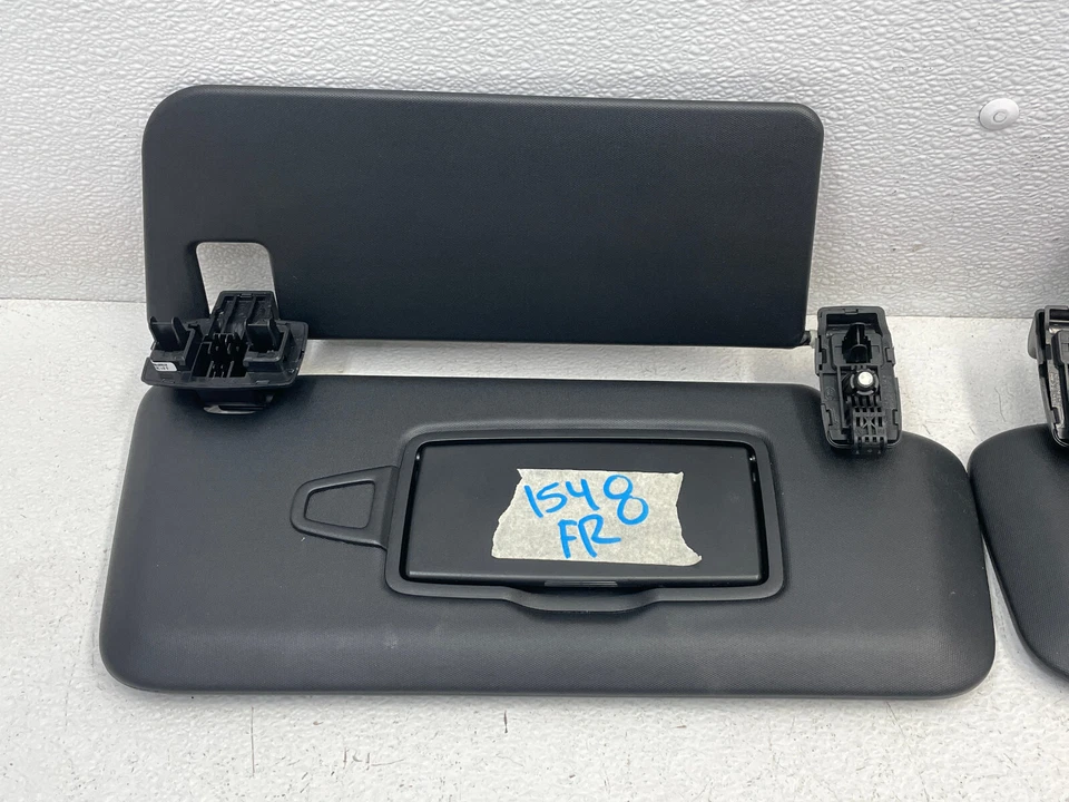 17 18 19 Mercedes GLE 43 AMG Left & Right Sunvisor Sun Visor Set Black 1548 OEM - Image 3 of 4