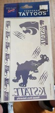 KANSAS STATE WILDCATS TEMPORARY TATTOOS NEW SHEET