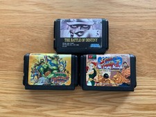 Thumbnail of ebay&reg; auction 405120596933 | TMNT Tournament Fighters, Super Street Fighter II, Fatal Fury Sega Mega Drive